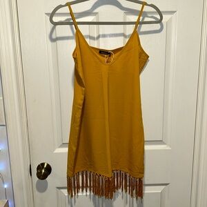 Slip tassel dress